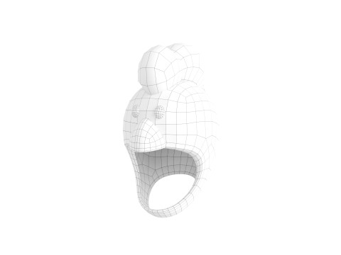 Prop073 Chicken Hat 3Dモデル