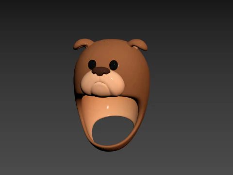Prop074 Bulldog Hat 3D Model