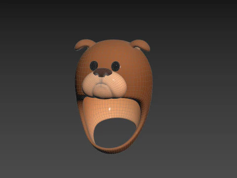 Prop074 Bulldog Hat 3D Model