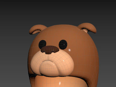Prop074 Bulldog Hat 3D Model