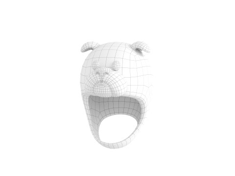 Prop074 Bulldog Hat 3D Модель