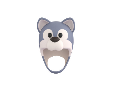 Prop075 Wolf Hat 3D Model