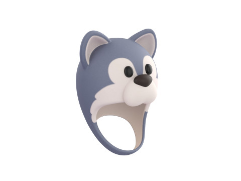 Prop075 Wolf Hat 3D Model