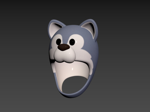 Prop075 Wolf Hat 3D Model