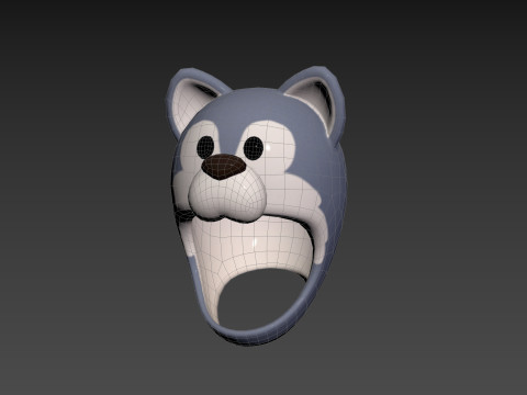 Prop075 Wolf Hat 3D Model