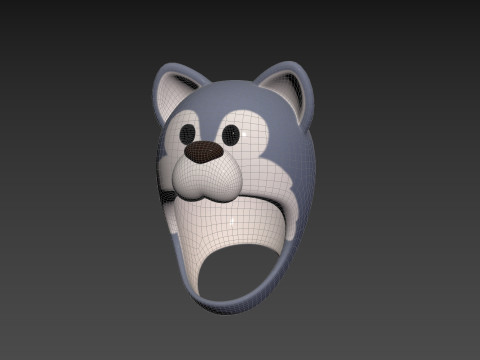 Prop075 Wolf Hat 3D Model