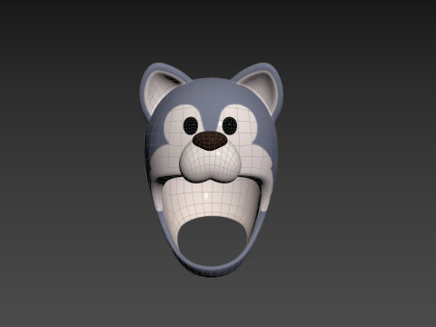 Prop075 Wolf Hat 3D Model