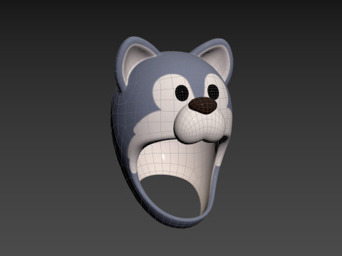 Prop075 Wolf Hat 3D Model