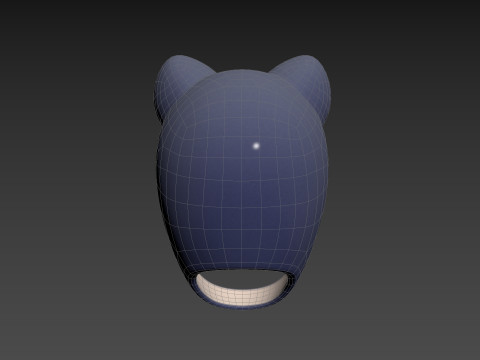 Prop075 Wolf Hat 3D Model