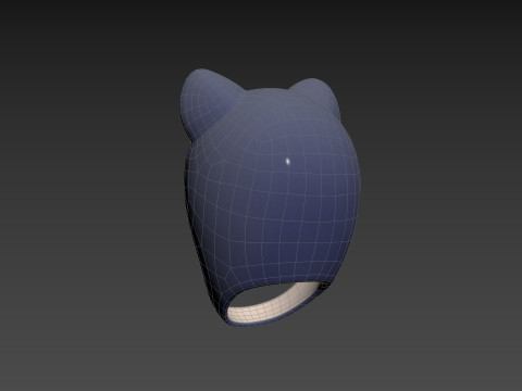 Prop075 Wolf Hat 3D Model