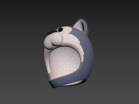 Prop075 Wolf Hat 3D Model