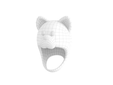 Prop075 Wolf Hat 3D Model