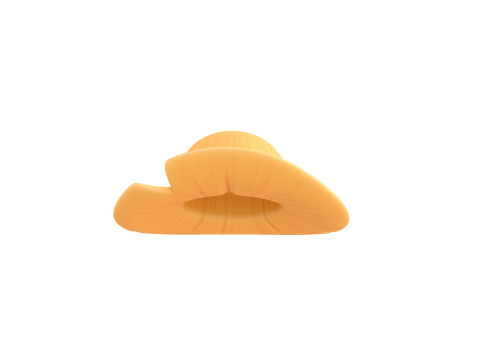 Prop076 Straw Hat 3D Model