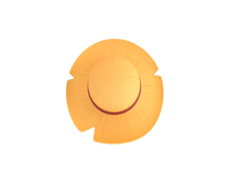 Prop076 Straw Hat 3D Model