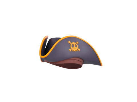 Prop077 Pirate Hat 3D 모델