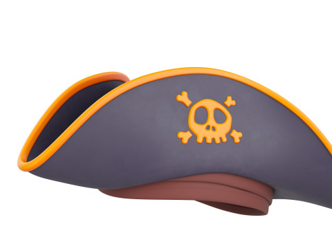 Prop077 Pirate Hat 3D Model