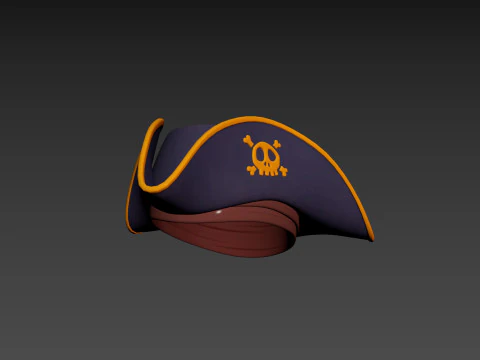 Prop077 Pirate Hat 3D Model