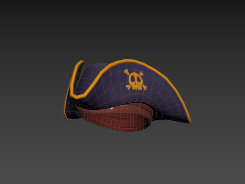 Prop077 Pirate Hat 3D Model