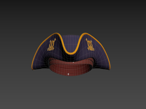 Prop077 Pirate Hat 3D Model