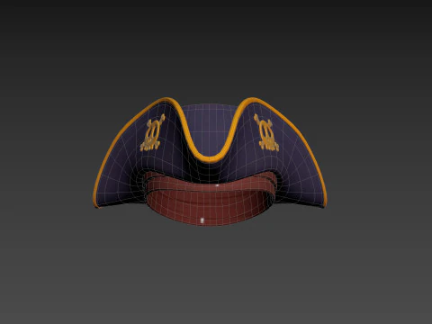 Prop077 Pirate Hat 3D Model
