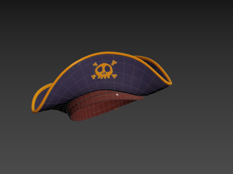 Prop077 Pirate Hat 3D Model