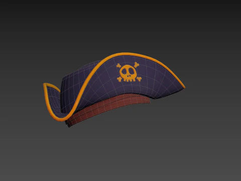 Prop077 Pirate Hat 3D Model