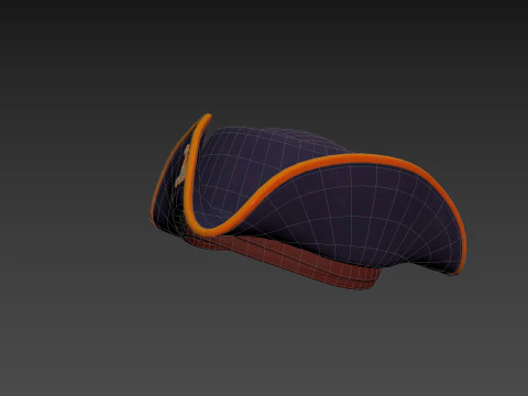 Prop077 Pirate Hat 3D Model