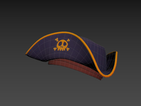 Prop077 Pirate Hat 3D Model