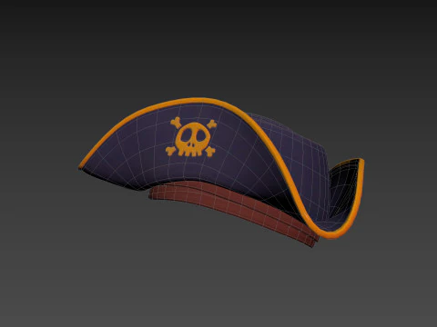 Prop077 Pirate Hat 3D Model