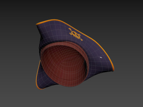 Prop077 Pirate Hat 3D Model