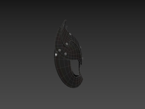 Prop078 Leather Cat Mask Modèle 3D