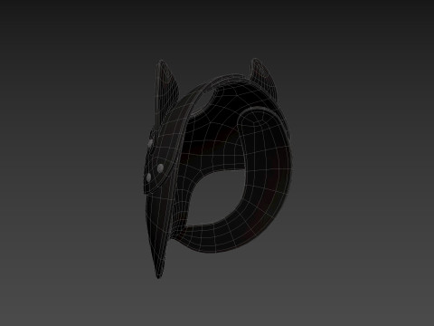Prop078 Leather Cat Mask Modèle 3D
