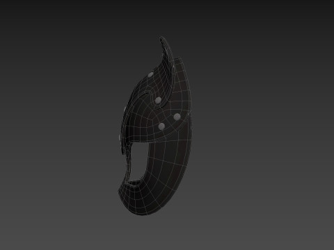 Prop078 Leather Cat Mask Modèle 3D