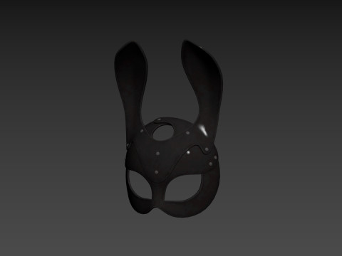 Prop079 Leather Bunny Mask Modelo 3D
