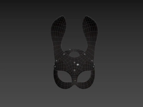 Prop079 Leather Bunny Mask 3D Model