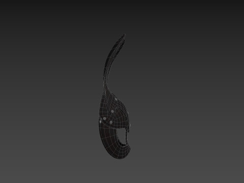 Prop079 Leather Bunny Mask Modelo 3D
