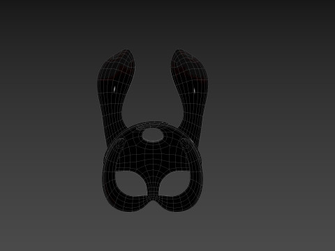 Prop079 Leather Bunny Mask Modelo 3D