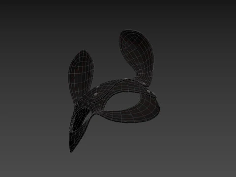 Prop079 Leather Bunny Mask 3D Model
