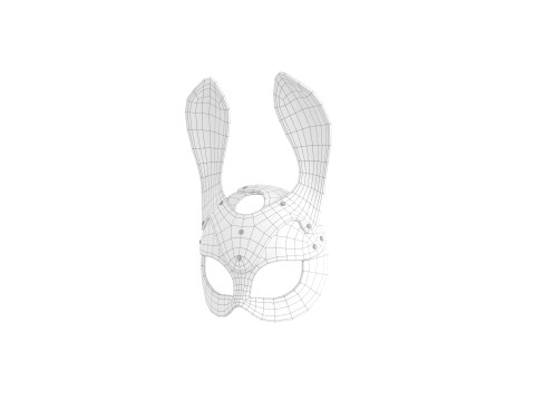 Prop079 Leather Bunny Mask Modelo 3D