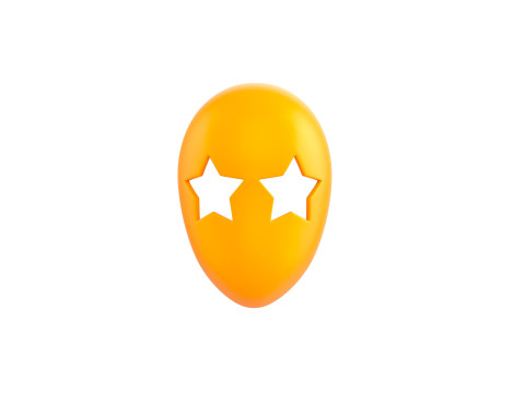 Prop080 Star Mask 3D Model