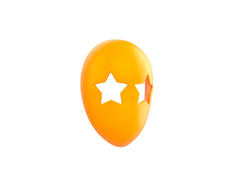 Prop080 Star Mask 3D Model