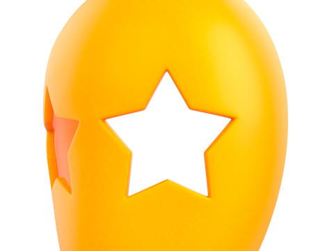 Prop080 Star Mask 3D Model