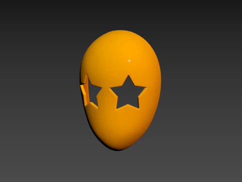Prop080 Star Mask 3D Model