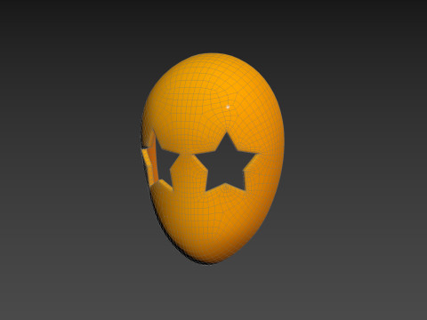 Prop080 Star Mask 3D Model