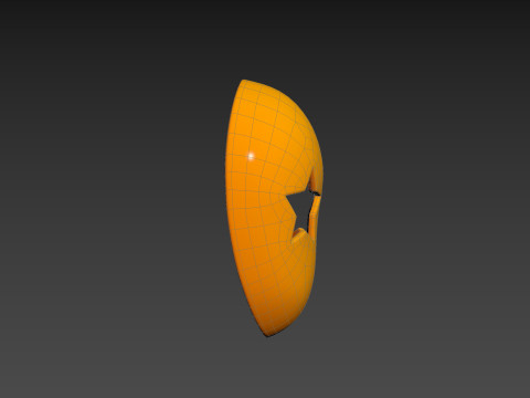 Prop080 Star Mask 3D Model