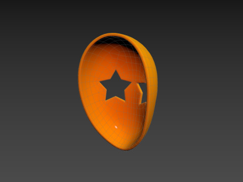 Prop080 Star Mask 3D Model