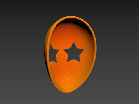 Prop080 Star Mask 3D Model