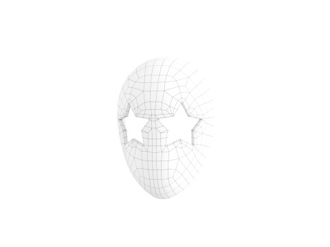Prop080 Star Mask 3D Model