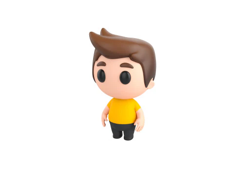 Character170 Rigged Little Man 3D Model