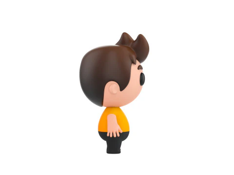 Character170 Rigged Little Man 3D Model